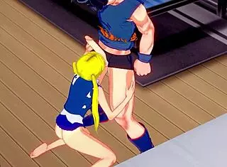 hentai sailor moon sucks gokus dick eagerly