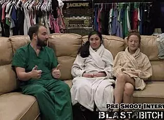 Jasmine Rose's back blasted with cum POV