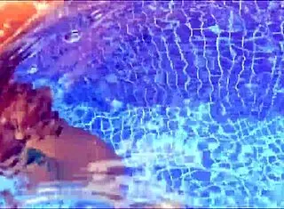 passionate sex in the pool with a surprised big-ass girl masturbating