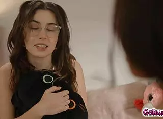 uh, lulu chu sneaks with electra rayne for more than just kissing, so intimate!