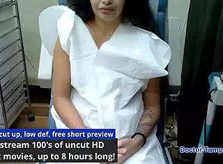 Dr. Tampa Conducts Angel Santana’s First Intimate Gyno Exam