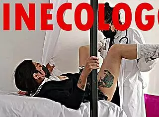 doctor takes advantage during the checkup, almost gets caught