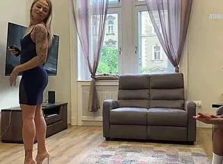 Slutty Wife Cheats with Husband's Best Friend for Secret Blowjob!