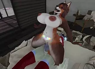 Sapphire's Long Day Ends with Wild Futanari Action!