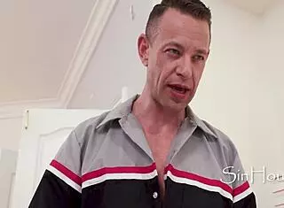 I let the plumber fuck my tight ass like a bratty blonde