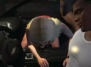 gta 5 franklin hooks up with another service girl for wild action in game