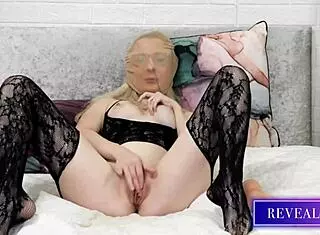 I saw kinky Italian milfs playing with dildos in stockings