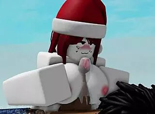 Redhead Woman Receives Special Attention from Tall Dark Man