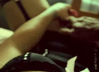 Look at that dripping pussy through the window, she says while flashing