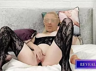 I saw kinky Italian milfs playing with dildos in stockings